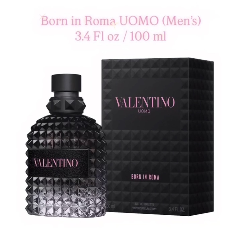 Valentino Uomo Born in Roma - Black and Pink women’s perfume.